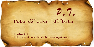 Pokoráczki Tábita névjegykártya